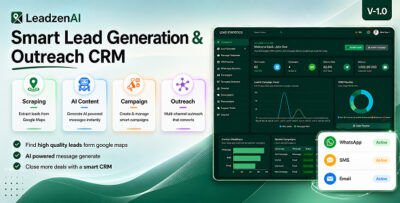 LeadzenAI - Smart Lead Generation & Outreach CRM