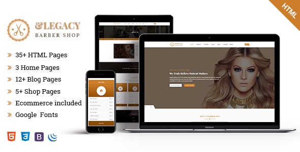 Legacy - Barber Shop HTML5 Template Legacy - Barber Shop HTML5 Template