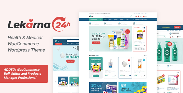 Lekarna24 - Health & Medical WooCommerce Theme Lekarna24 - Health & Medical WooCommerce Theme