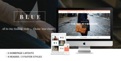 Leo Blue Responsive Prestashop Theme