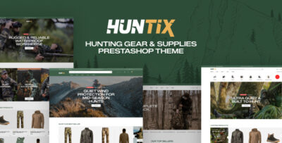 Leo Huntix Elementor - Hunting Gear & Supplies PrestaShop Theme