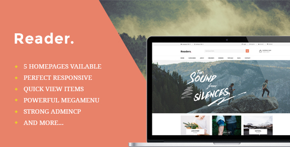 Leo Readers Responsive Prestashop Theme Leo Readers Responsive Prestashop Theme