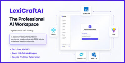 LexiCraft AI - Agentic Workflow & Local AI Workspace (React Template)