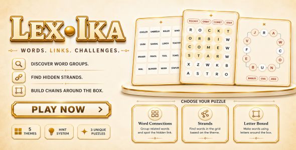 Lexika Word Puzzle | HTML5 Game Lexika Word Puzzle | HTML5 Game