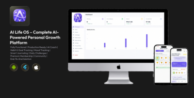 LifePilot | Flutter App With Admin Panel and Firebase Backend