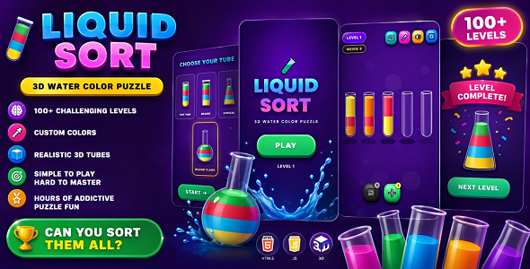 Liquid Sort | Color Sort 3D HTML5 Game Liquid Sort | Color Sort 3D HTML5 Game