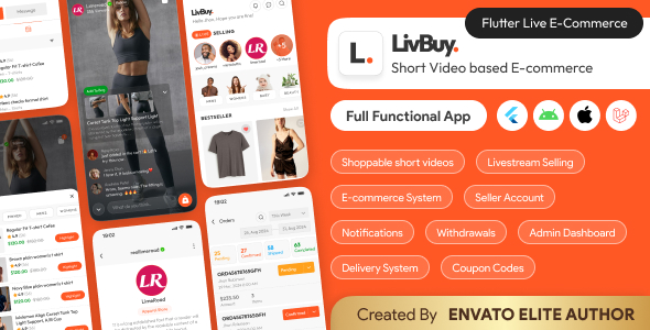 LivBuy: Live Streaming Shopping App, Short Video Ecommerce, Multivendor Marketplace LivBuy: Live Streaming Shopping App, Short Video Ecommerce, Multivendor Marketplace