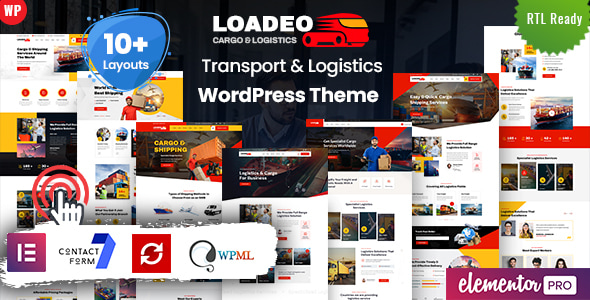 Loadeo - Logistics Transport WordPress Loadeo - Logistics Transport WordPress