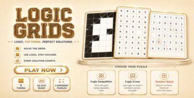 Logic Grids | HTML5 Puzzle Game