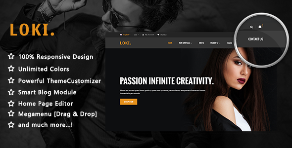 Loki - Simple Fashion PrestaShop Theme Loki - Simple Fashion PrestaShop Theme