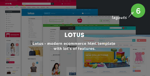Lotus - Responsive Ecommerce Template Lotus - Responsive Ecommerce Template