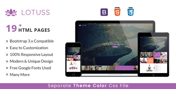 LOTUSS - Multipurpose HTML Template For Yoga, Gym & Fiteness LOTUSS - Multipurpose HTML Template For Yoga, Gym & Fiteness