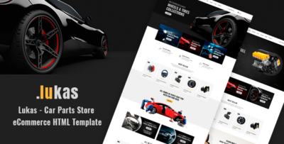 Lukas - Car Parts Store eCommerce HTML Template