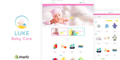 Luke - Toys Store, Baby Shopify Theme