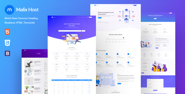 Malixhost - Web Hosting HTML Template Malixhost - Web Hosting HTML Template
