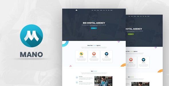 Mano - One Page Parallax Mano - One Page Parallax