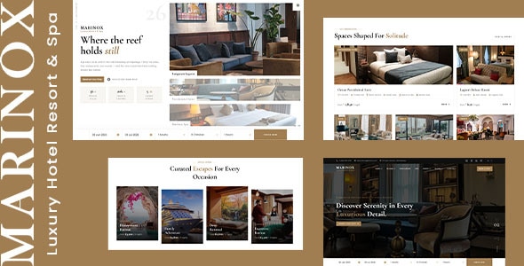 Marinox - Luxury Hotel, Restaurant, Resort & Spa HTML Template Marinox - Luxury Hotel, Restaurant, Resort & Spa HTML Template