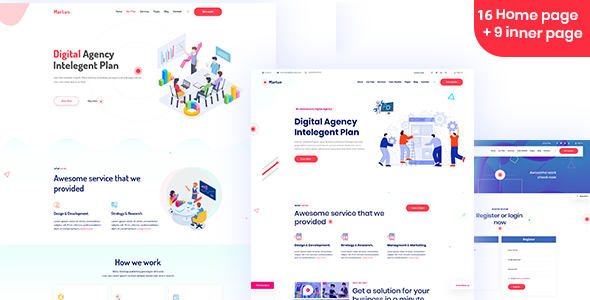 Martun | Business & Digital Agency Template Martun | Business & Digital Agency Template