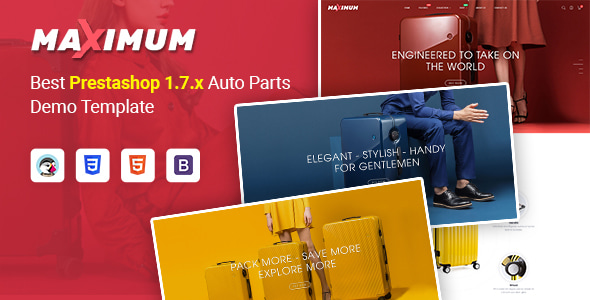 Maximum - Responsive PrestaShop 1.7 eCommerce Theme | Suitcase | Headphone Store Maximum - Responsive PrestaShop 1.7 eCommerce Theme | Suitcase | Headphone Store