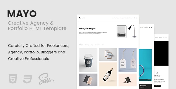 Mayo - Portfolio Template for Creative Professionals Mayo - Portfolio Template for Creative Professionals