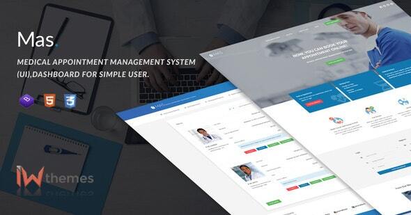 Medical Appointment Management System (UI),Dashboard for Simple User | Mas Medical Appointment Management System (UI),Dashboard for Simple User | Mas