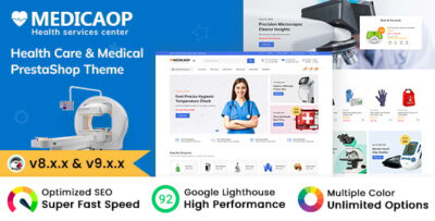 Medicaop - Pharmacy & Medical Store Prestashop Theme