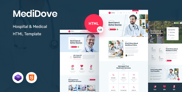 MediDove - Medical and Health Bootstrap Template MediDove - Medical and Health Bootstrap Template