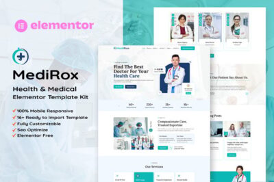 MediRox - Health & Medical Elementor Template Kit