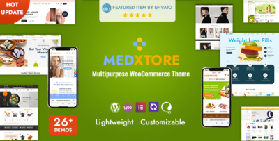 MedXtore - Responsive Multipurpose Elementor WooCommerce WordPress Theme