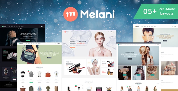 Melani - Fashion, Cosmetic, Jewelry, Watch Store HTML Template Melani - Fashion, Cosmetic, Jewelry, Watch Store HTML Template