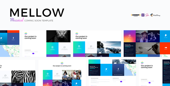 MELLOW - Mozaïcal Coming Soon Template MELLOW - Mozaïcal Coming Soon Template