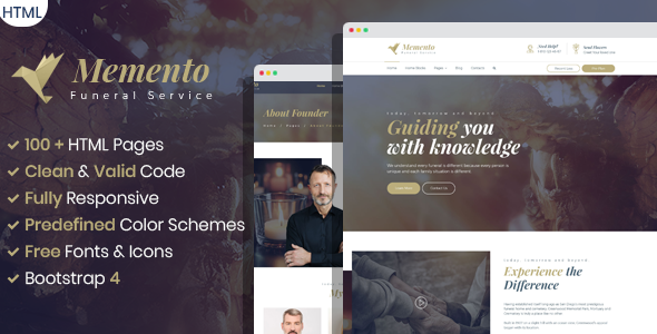 Memento - Multipurpose Funeral Services HTML Template Memento - Multipurpose Funeral Services HTML Template