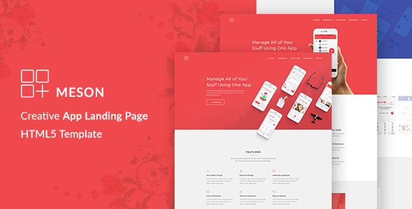 Meson - App Landing HTML Template Meson - App Landing HTML Template