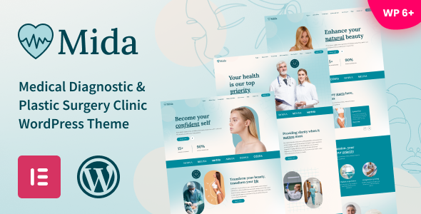 Mida - Medical Diagnostic & Plastic Surgery Clinic WordPress Theme Mida - Medical Diagnostic & Plastic Surgery Clinic WordPress Theme