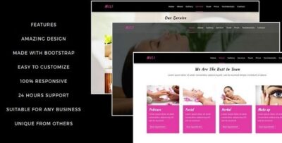 MILI-Beauty Saloon And Spa HTML5 Template