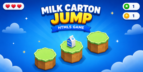 Milk Carton Jump | Endless Arcade HTML5 Game Milk Carton Jump | Endless Arcade HTML5 Game