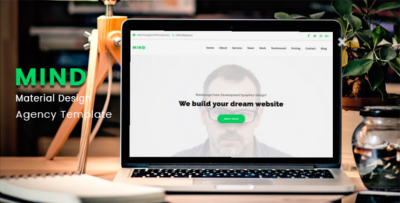 Mind - Material Design Agency Template