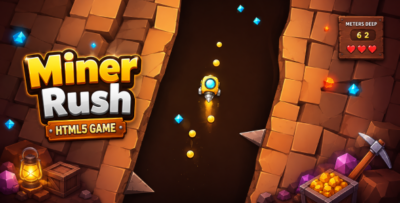 Miner Rush - HTML5 Endless Mining Game