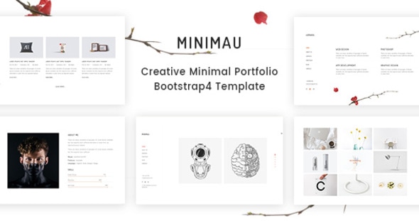 Minimau - Minimal Creative Portfolio HTML Template Minimau - Minimal Creative Portfolio HTML Template