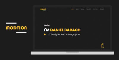 Modtion - Creative One Page Personal