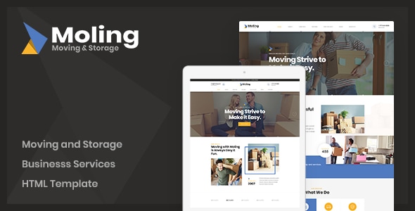 Moling - Moving and Storage Services HTML Template Moling - Moving and Storage Services HTML Template