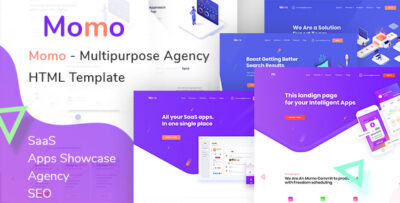 Momo  - Multipurpose Agency HTML Template