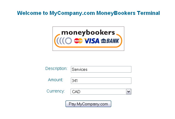MoneyBookers Payment Terminal MoneyBookers Payment Terminal