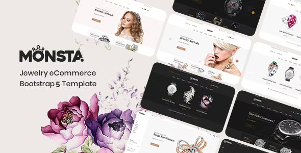 Monsta - Jewelry Shop eCommerce Bootstrap 5 Template Monsta - Jewelry Shop eCommerce Bootstrap 5 Template