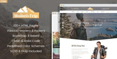 Mountis - Hiking And Outdoor Club HTML Template