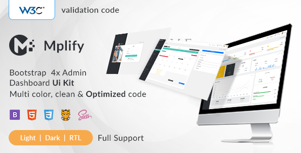 Mplify - Bootstrap Admin Dashboard Template & UI KIT Mplify - Bootstrap Admin Dashboard Template & UI KIT