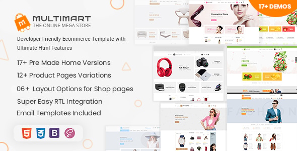Multimart - Bootstrap 4 & 5 eCommerce HTML Template Multimart - Bootstrap 4 & 5 eCommerce HTML Template