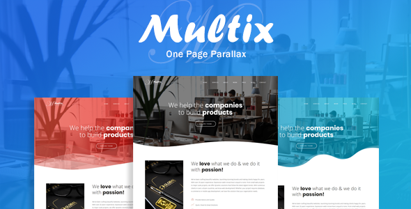 Multix - One Page Parallax Multix - One Page Parallax