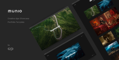 Munio - Creative HTML Ajax Portfolio Showcase Slider Template