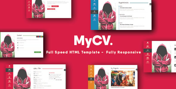 MyCV - Personal Business Card Template MyCV - Personal Business Card Template